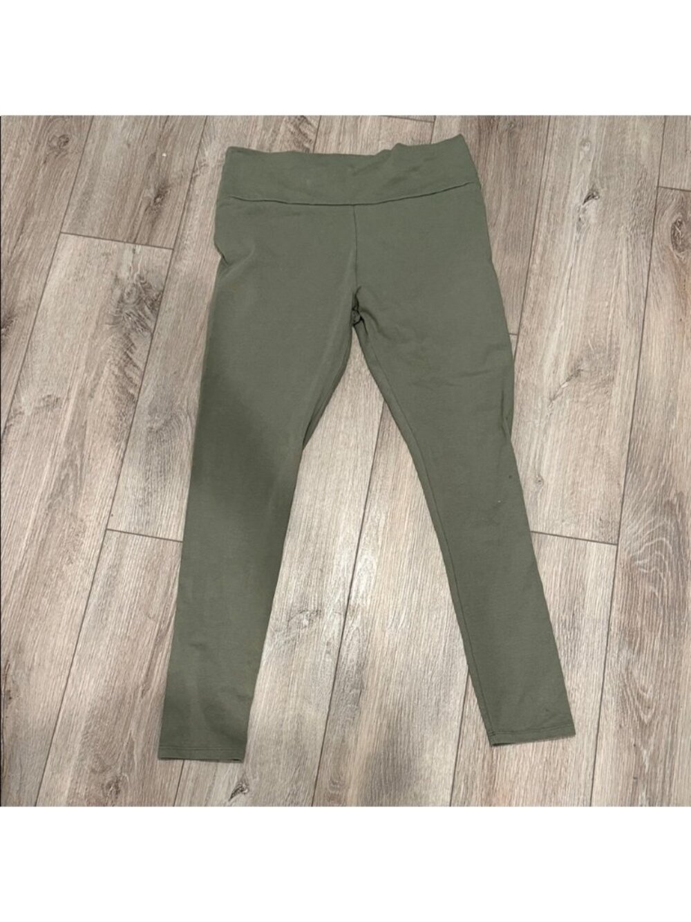 Ambiance Olive Green Leggings